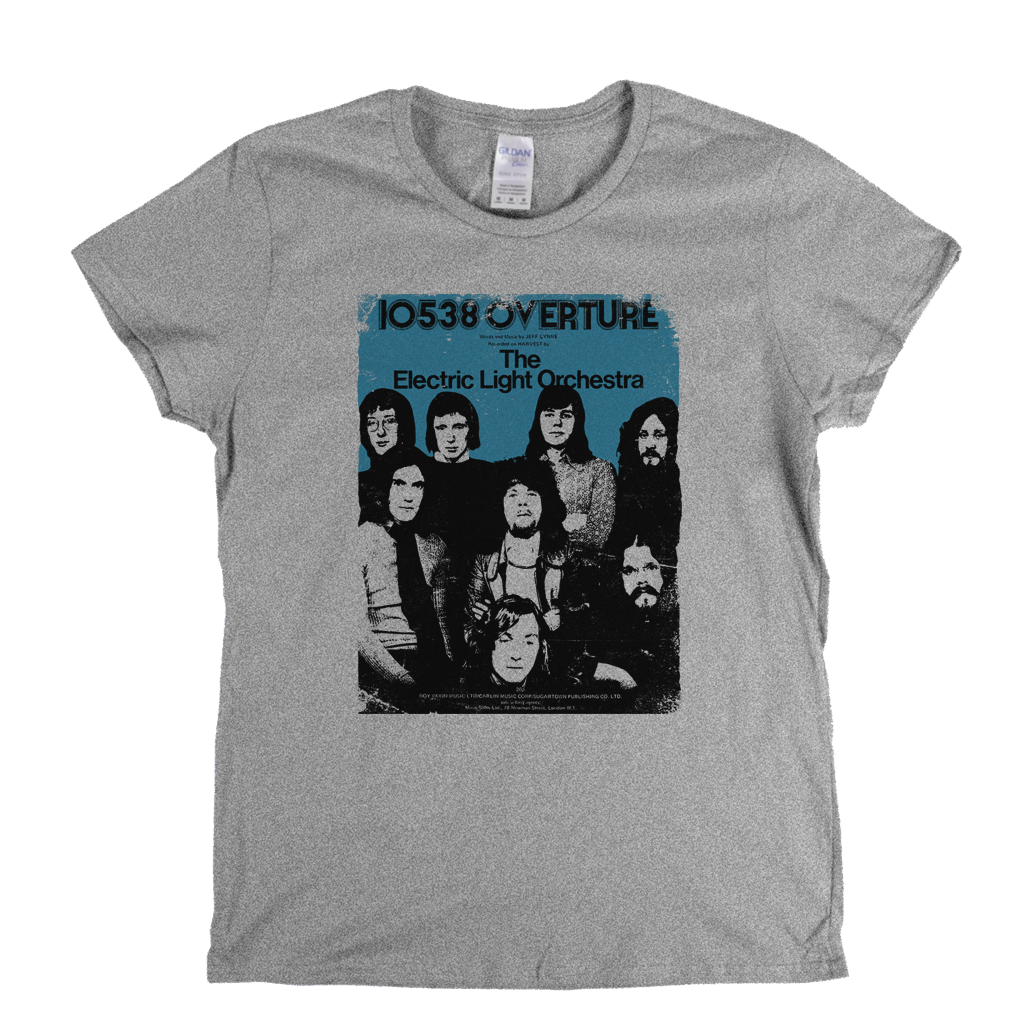 The Electric Light Orchestra 10538 Overture Womens T-Shirt