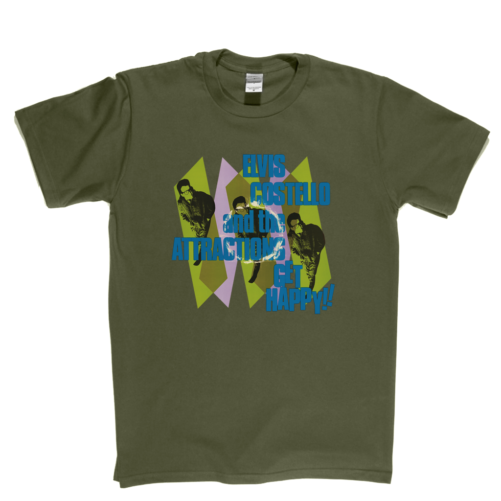 Elvis Costello And The Attractions Get Happy T-Shirt