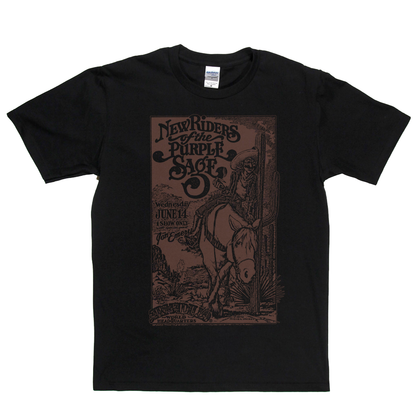 New Riders Of The Purple Sage Armadillo Poster T-Shirt