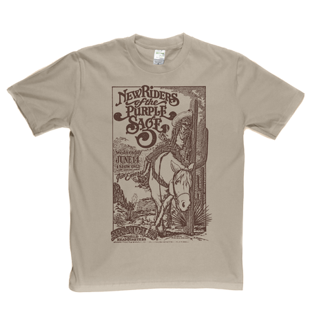 New Riders Of The Purple Sage Armadillo Poster T-Shirt