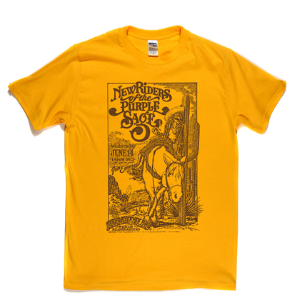New Riders Of The Purple Sage Armadillo Poster T-Shirt