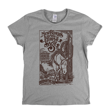 New Riders Of The Purple Sage Armadillo Poster Womens T-Shirt