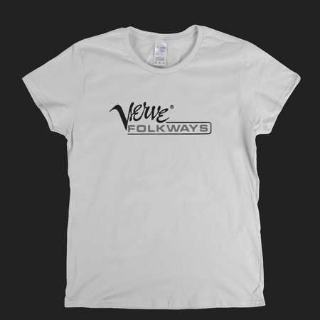 Verve Folkways Record Label Logo Womens T-Shirt