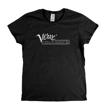 Verve Folkways Record Label Logo Womens T-Shirt