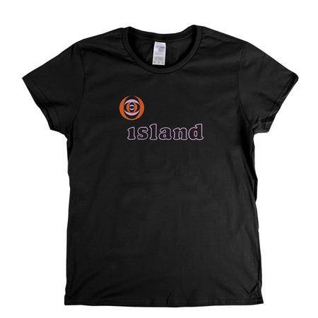 Island Record Label Logo Womens T-Shirt