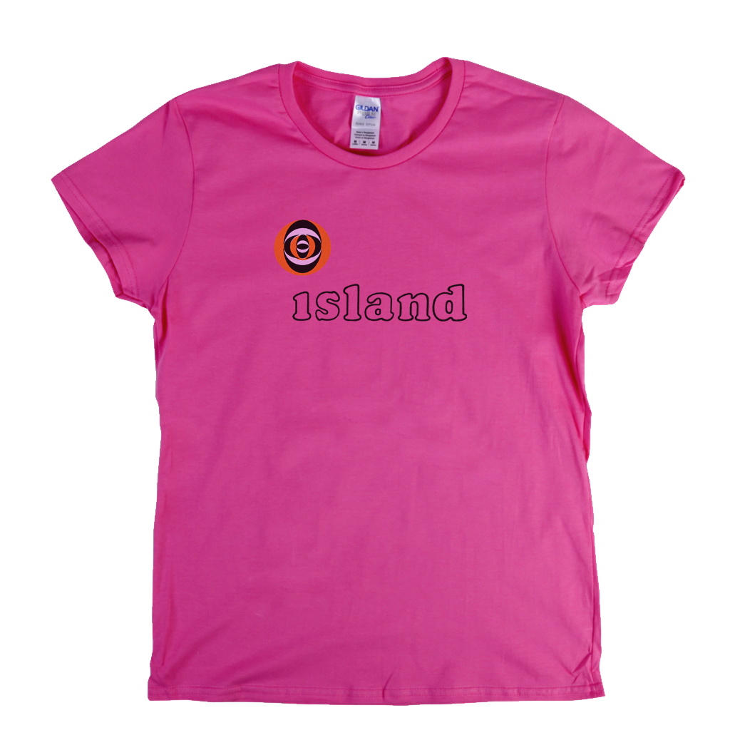 Island Record Label Logo Womens T-Shirt