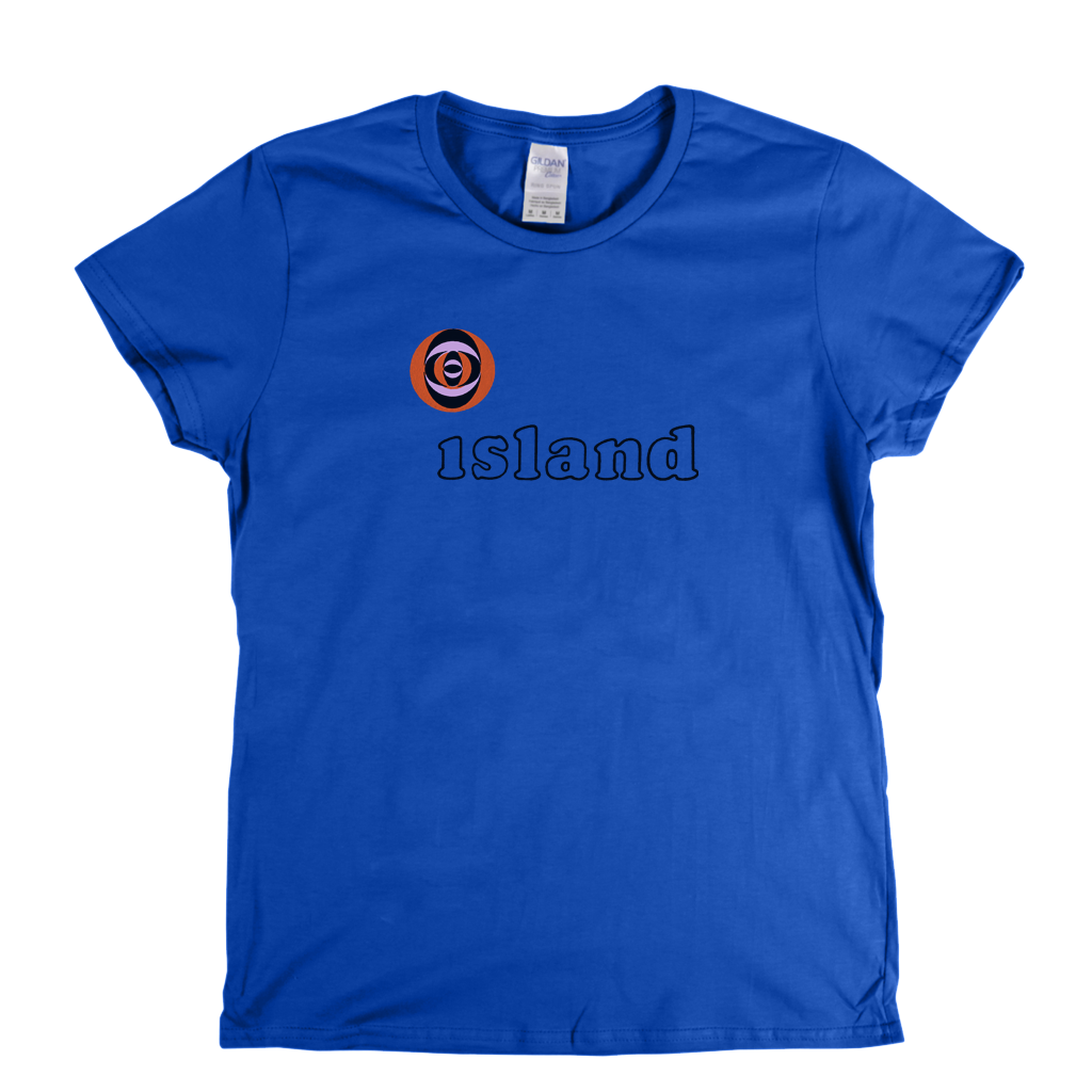 Island Record Label Logo Womens T-Shirt