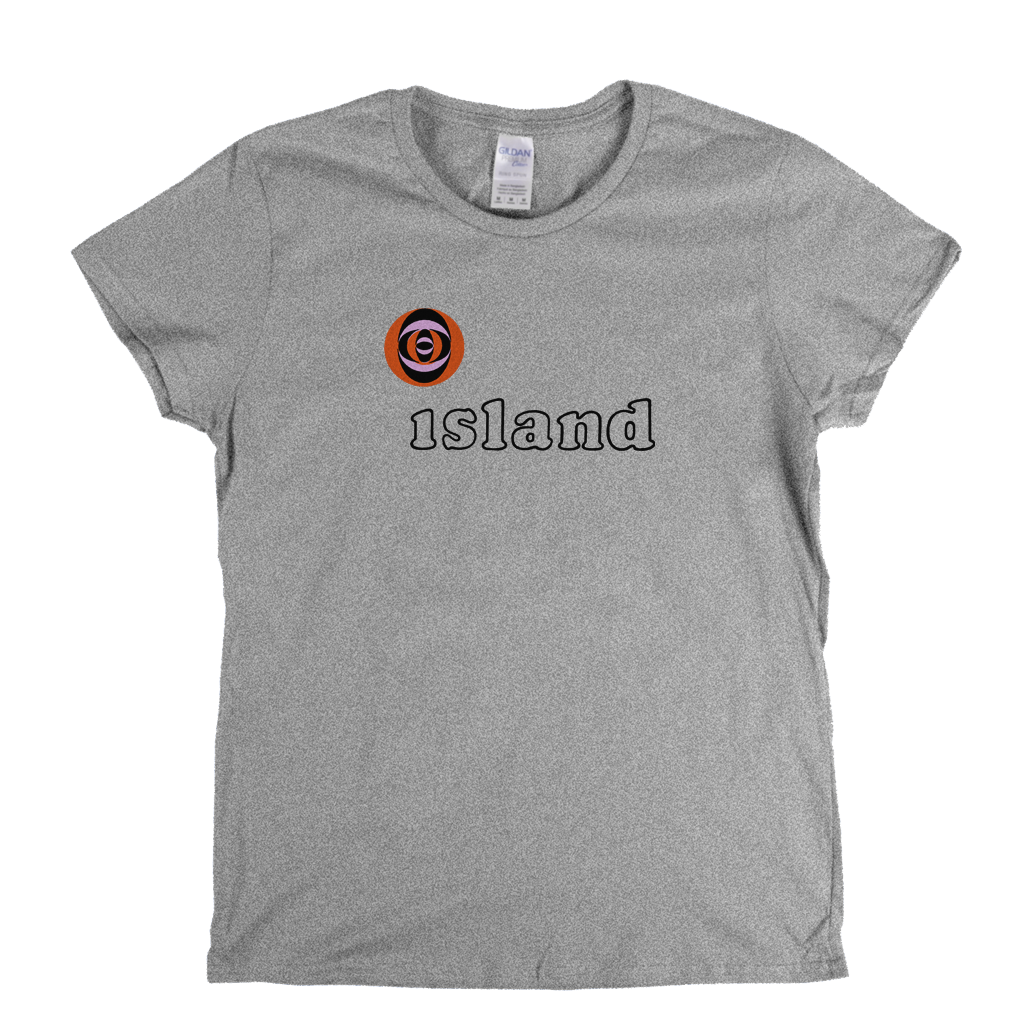 Island Record Label Logo Womens T-Shirt
