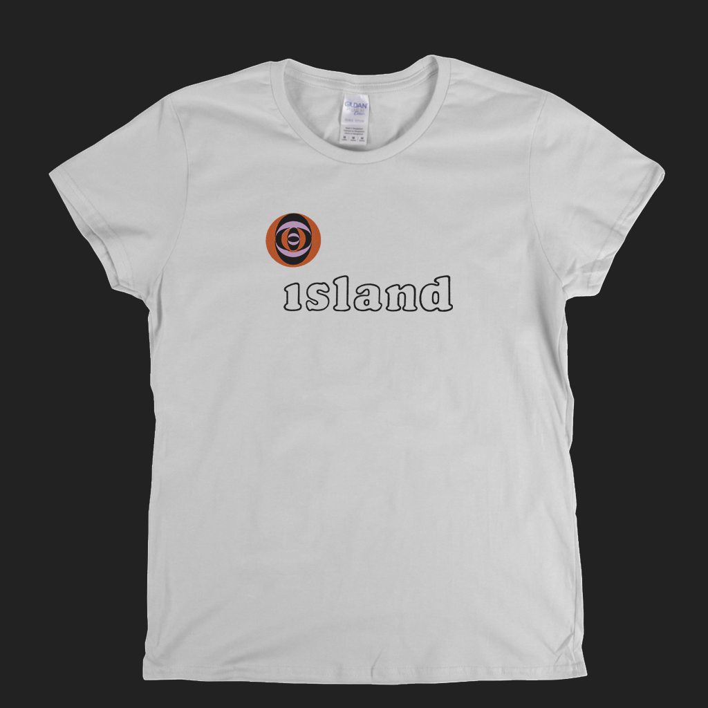 Island Record Label Logo Womens T-Shirt