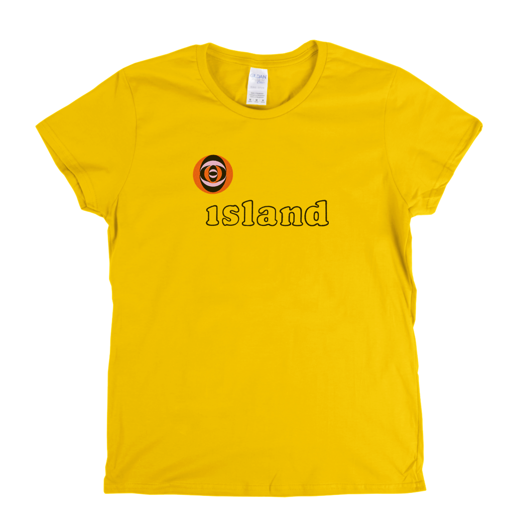 Island Record Label Logo Womens T-Shirt