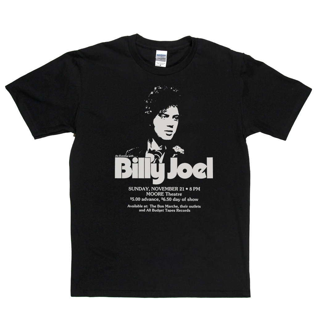 Billy Joel Gig Poster T-Shirt
