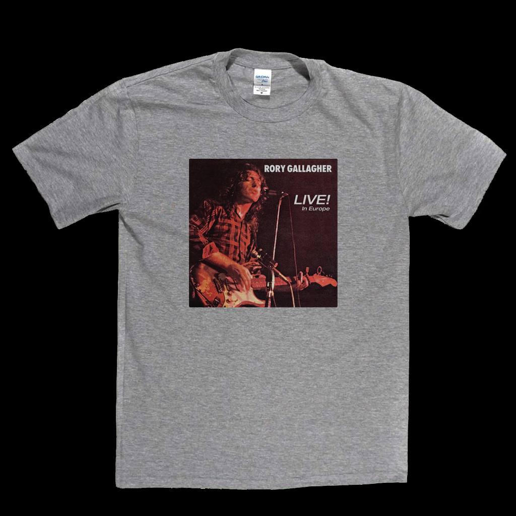 Rory Gallagher Live In Europe T-Shirt