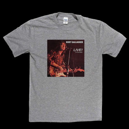 Rory Gallagher Live In Europe T-Shirt