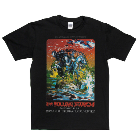 Rolling Stones Honolulu Gig Poster T-Shirt