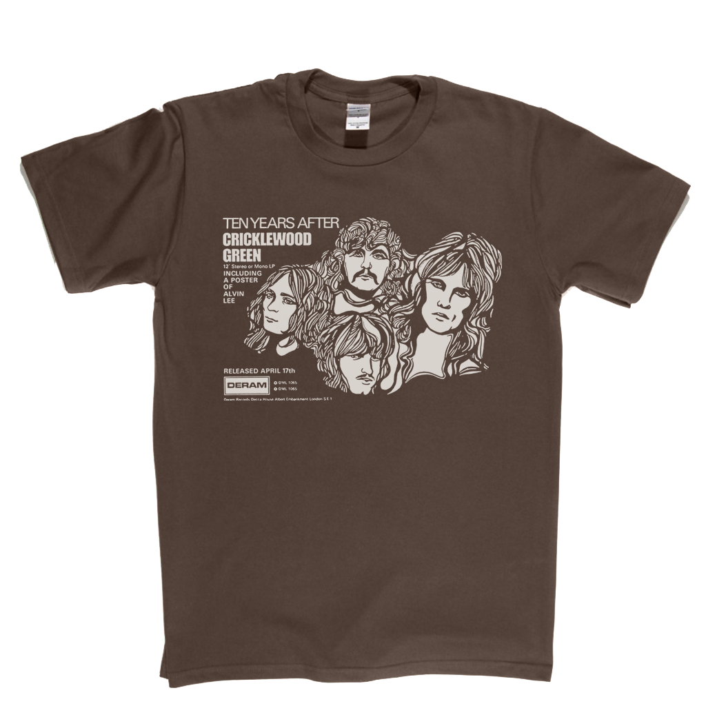 Ten Years After Cricklewood Green Poster T-Shirt