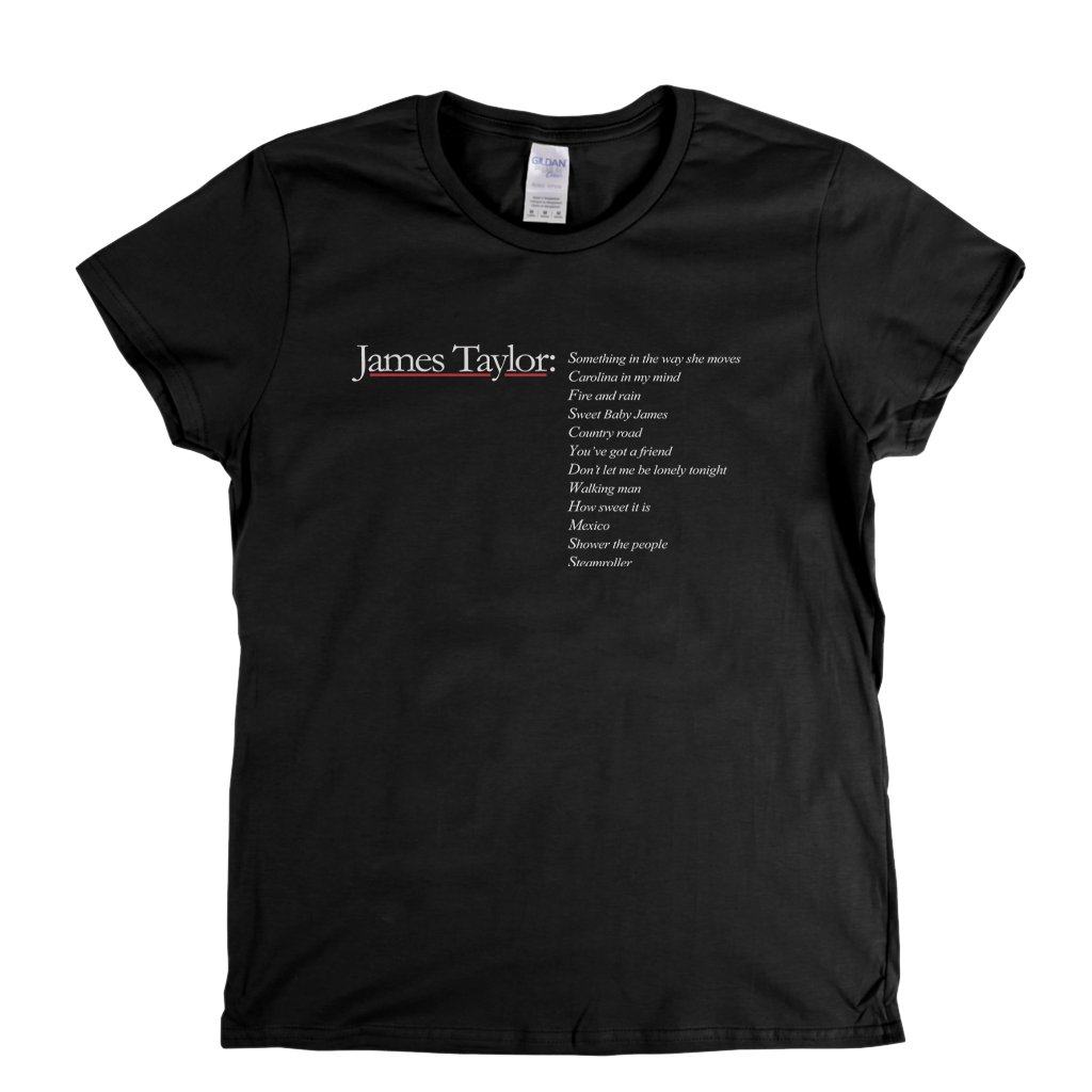 James Taylor Greatest Hits Womens T-Shirt