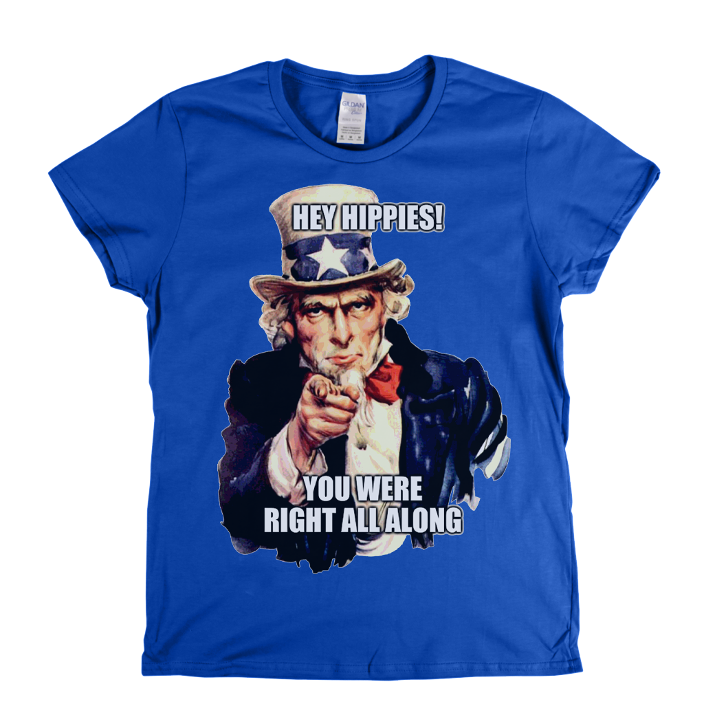 Hey Hippies Womens T-Shirt