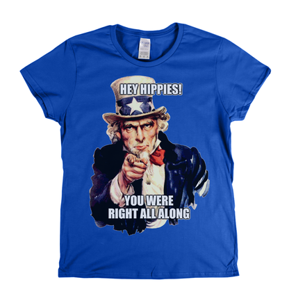Hey Hippies Womens T-Shirt