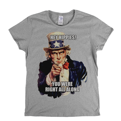 Hey Hippies Womens T-Shirt