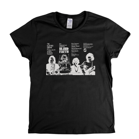 Blind Faith Gig Poster Womens T-Shirt