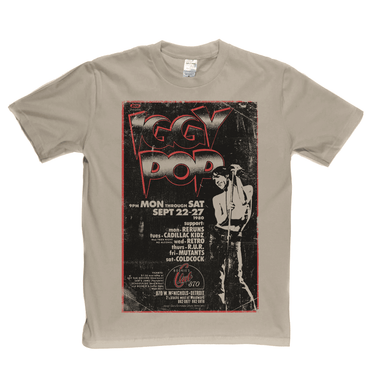 Iggy Pop 1980 Poster T-Shirt