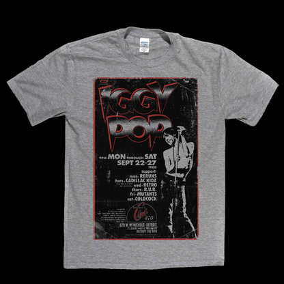 Iggy Pop 1980 Poster T-Shirt