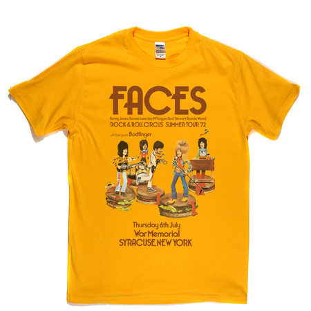 The Faces Rock And Roll Circus Poster T-Shirt