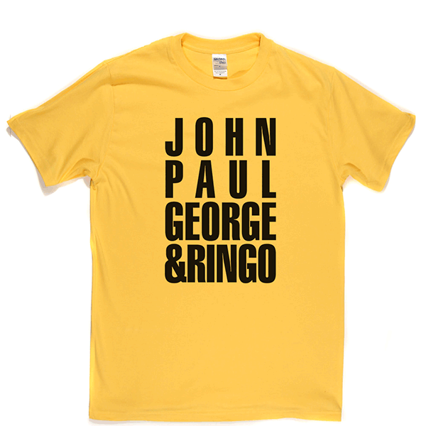 John Paul George and Ringo T-shirt