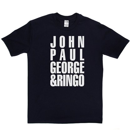 John Paul George and Ringo T-shirt