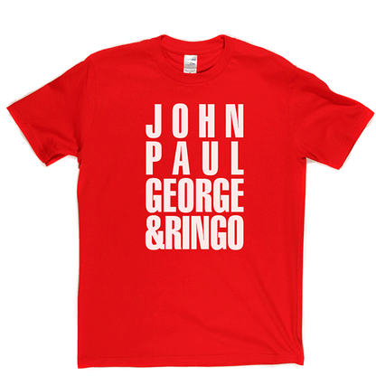 John Paul George and Ringo T-shirt