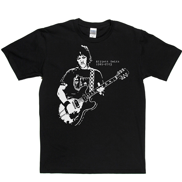 elliott smith gear Elliott Smith T-shirt – Rock Style DTG Print – DJTees
