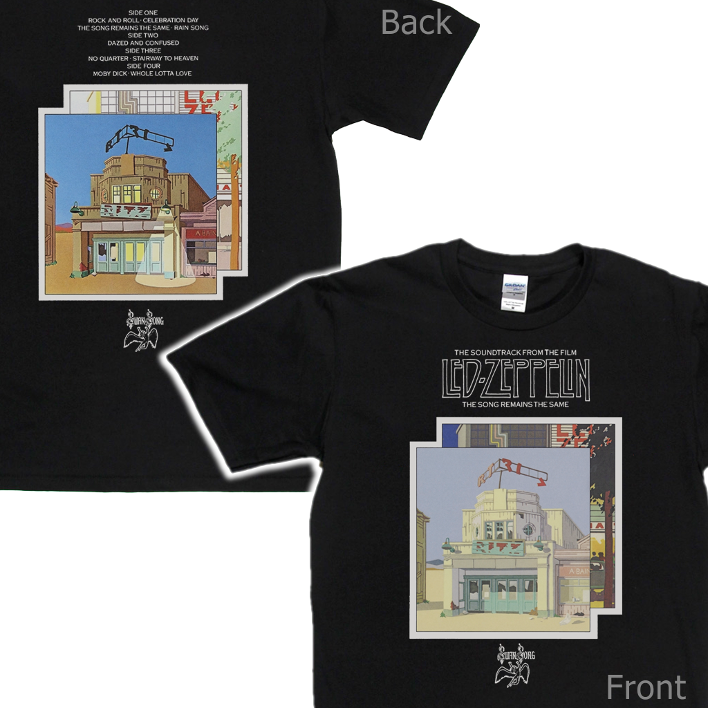 Led Zeppelin The Song Remains The Same Front And Back T-Shirt