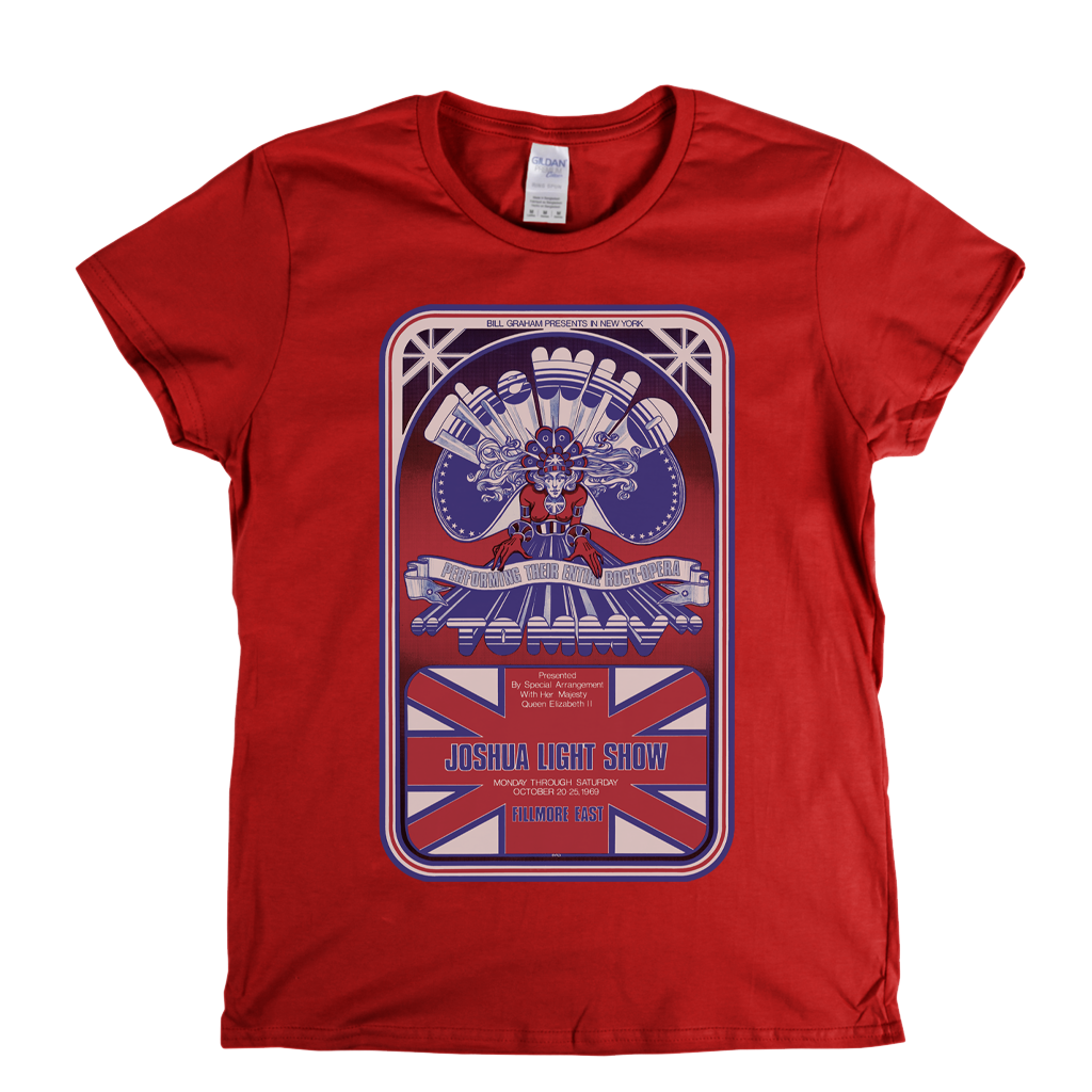 The Who Tommy Poster Womens T-Shirt