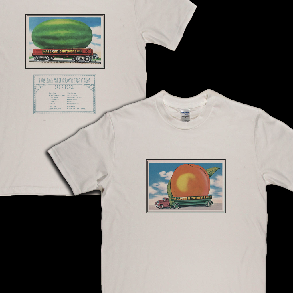 The Allman Brothers Eat A Peach Front And Back T-Shirt