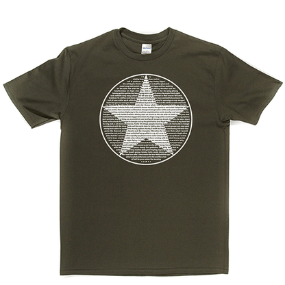 70s Star White T Shirt