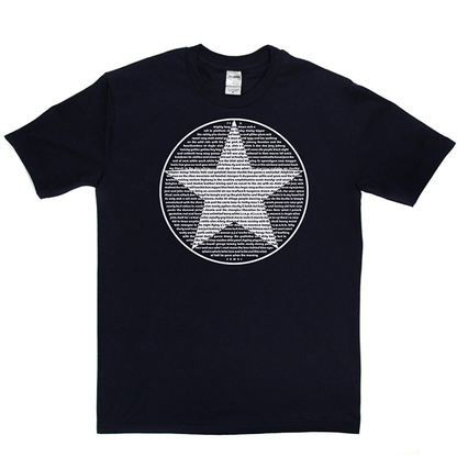70s Star White T Shirt