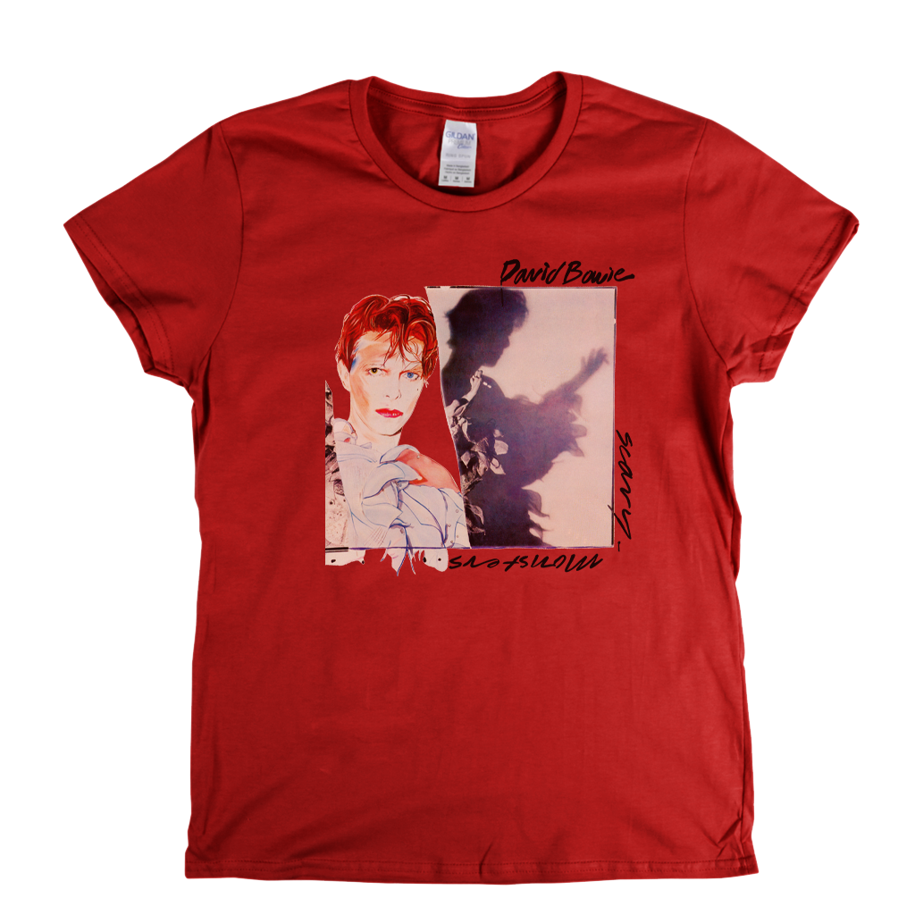 David Bowie Scary Monsters Womens T-Shirt