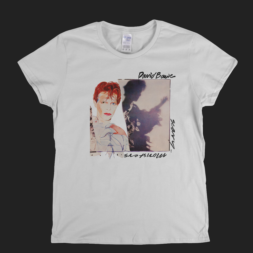 David Bowie Scary Monsters Womens T-Shirt
