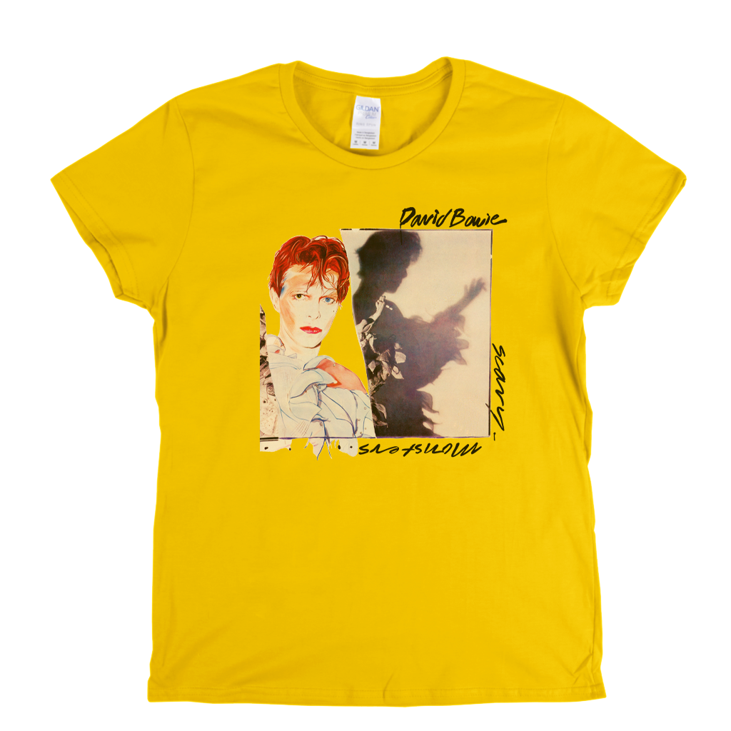David Bowie Scary Monsters Womens T-Shirt