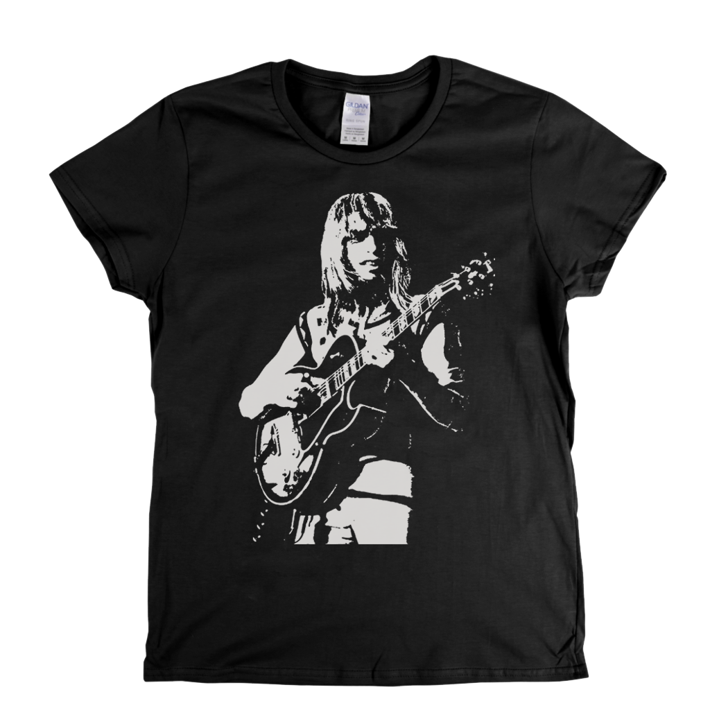 Steve Howe Portrait Womens T-Shirt