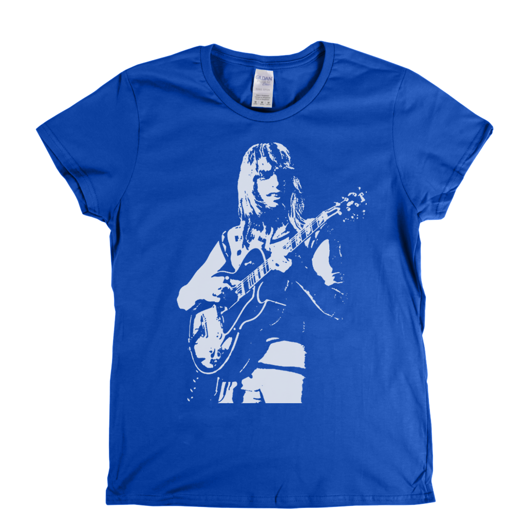 Steve Howe Portrait Womens T-Shirt
