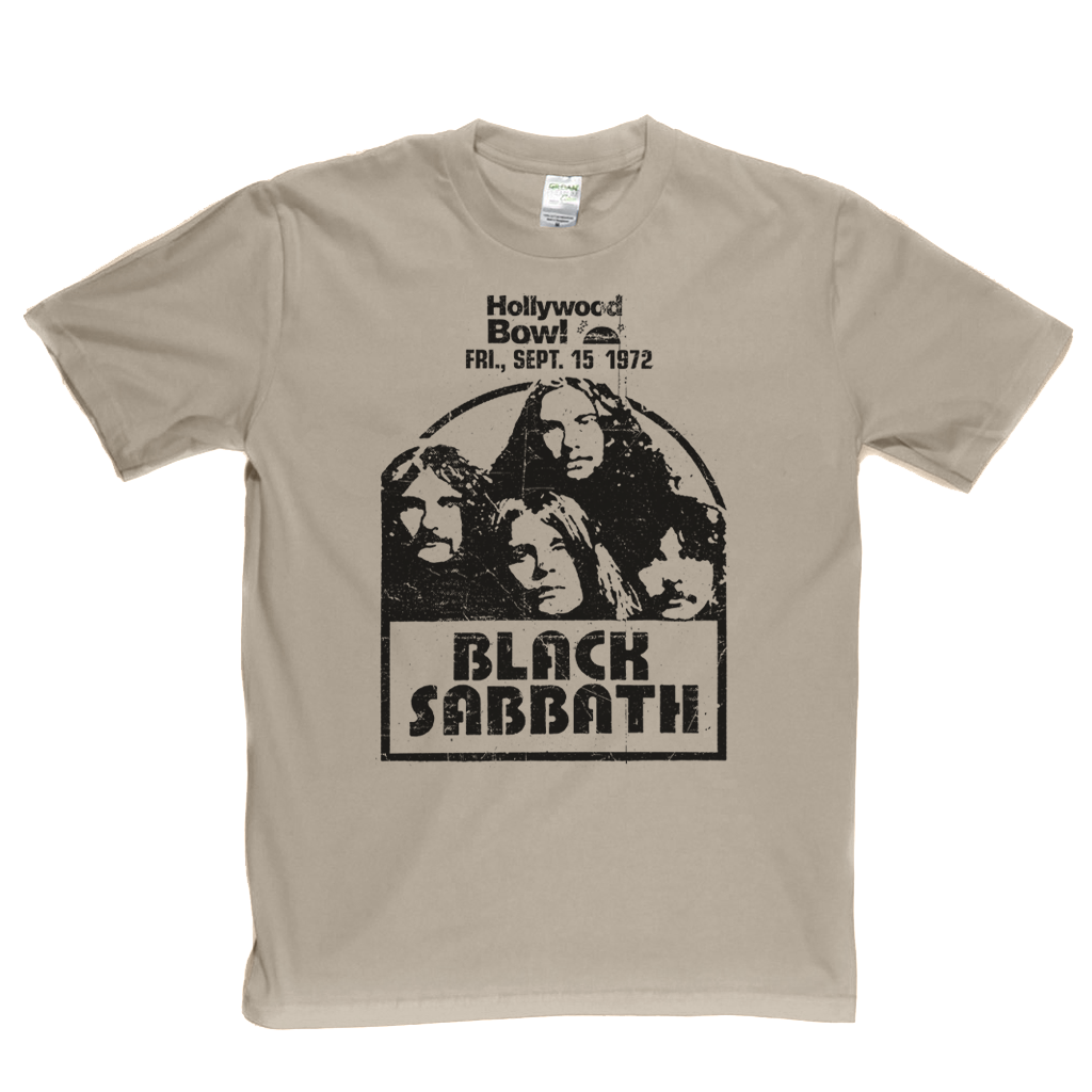 Black Sabbath Hollywood Bowl Gig Poster T-Shirt
