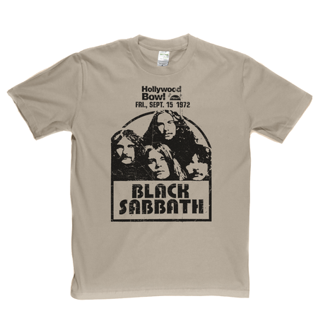 Black Sabbath Hollywood Bowl Gig Poster T-Shirt