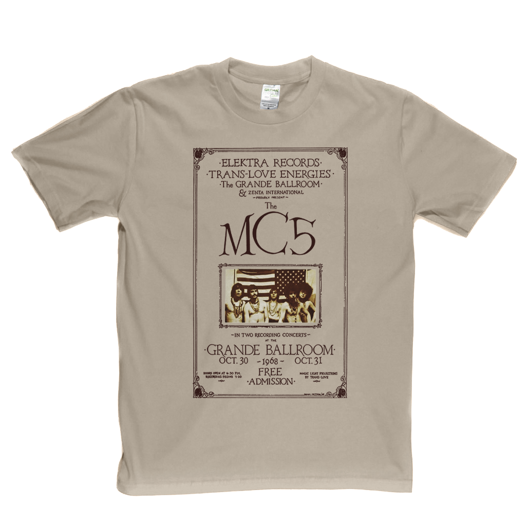 MC5 Grande Ballroom Poster T-Shirt
