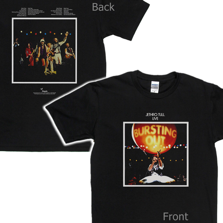 Jethro Tull Live Bursting Out Front And Back T-Shirt