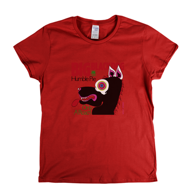 Humble Pie Big Black Dog Womens T-Shirt