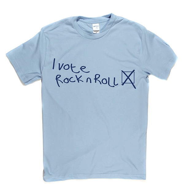 I Vote Rock N Roll T-shirt