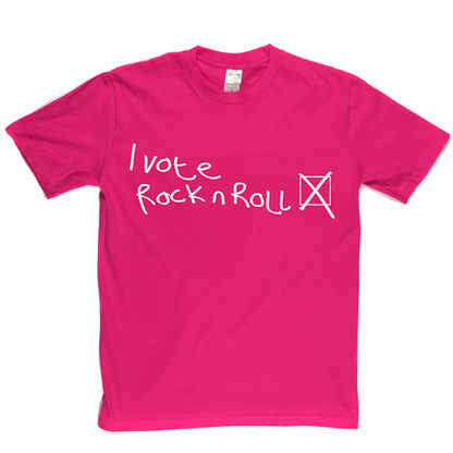 I Vote Rock N Roll T-shirt