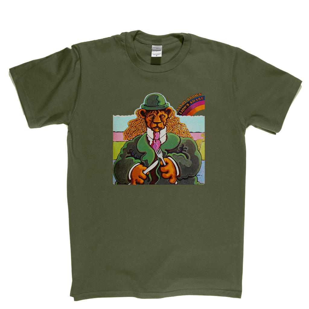 Savoy Brown Lions Share T-Shirt