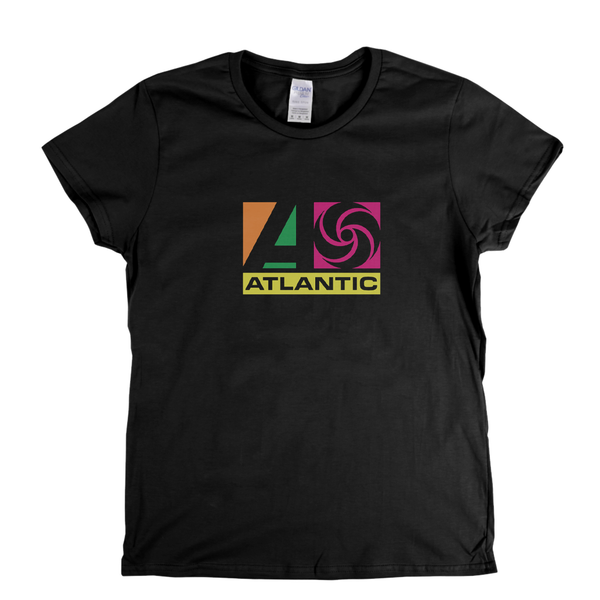 Atlanta Record Label Atlantic Record Label Logo Womens T-Shirt